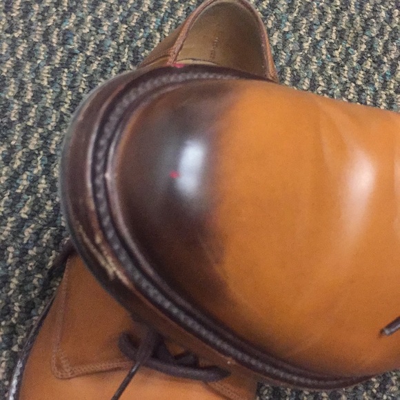 Gucci Mens Brown Ragona Cuir Leather Lace up 8.5m - Picture 7 of 8